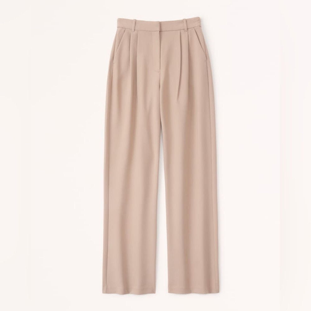 Curve Love A&F Sloane Tailored Pant, Brown 24 SHORT - Picture 9 of 10